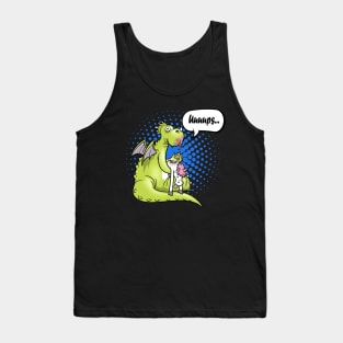 Funny Dragon Unicorn Fairy Tale Tank Top